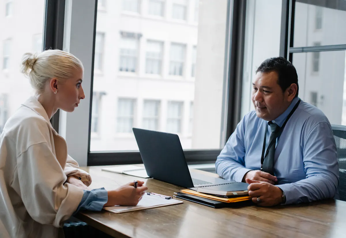 Entrevista profissional de recrutamento